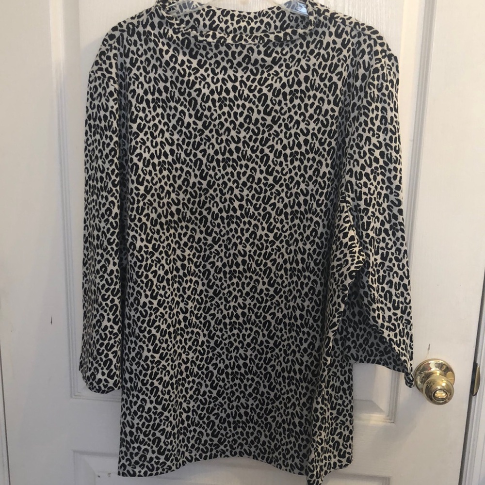 Talbots Cheetah Print Blouse